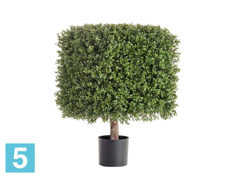 Самшит квадрат искусственный TREEZ Collection уличный на каркасе 72h