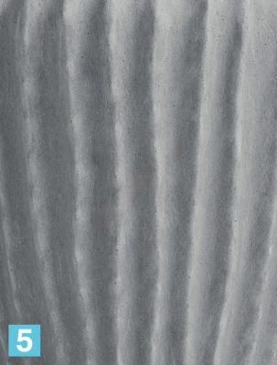 Кашпо TREEZ Effectory Moho Сферическая Design-ваза, дымчато-серый песок 60-d, 45-h