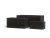 Кашпо TREEZ Effectory Black Stone Низкий прямоугольник, антрацит 100-l, 45-w, 45-h