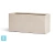 Кашпо TREEZ Effectory Beton Низкий прямоугольник, белый песок 100-l, 44-w, 45-h