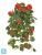 Искусственная Герань ампельная красная (UV-фильтр) TREEZ Collection 58h