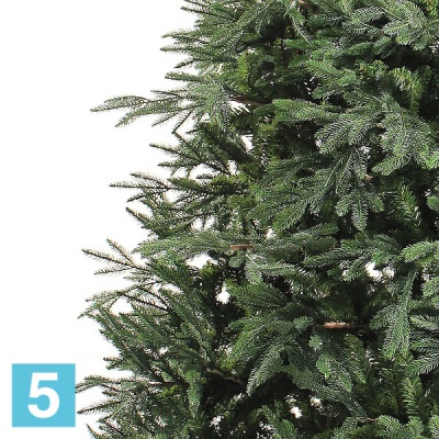 Искусственная елка Royal Christmas зеленая Delaware Premium, Литая + ПВХ, 210-h в #REGION_NAME_DECLINE_PP#
