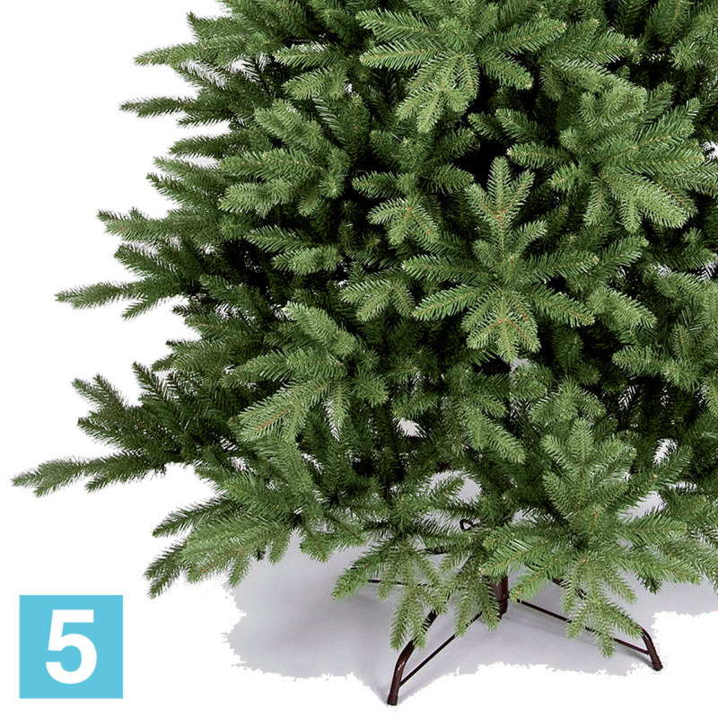 Искусственная елка Royal Christmas зеленая Arkansas Premium, Литая + ПВХ, 210-h