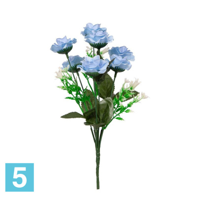 Букет роз *7 искусственный Alseed, h-30 см., микс