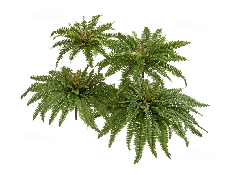 Искусственный Папоротник Бостон Новый натуральный зеленый TREEZ Collection 65-d, 30-h