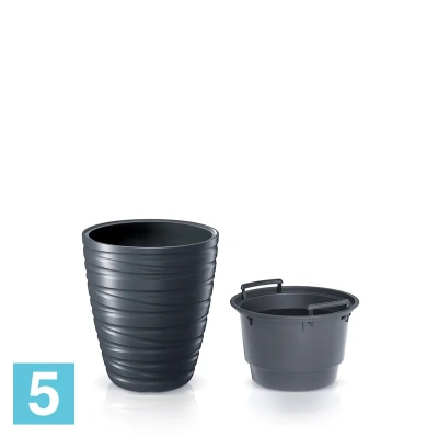 Кашпо Prosperplast MAZE, белое 38,5-l, 58,5-w, 58,5-h