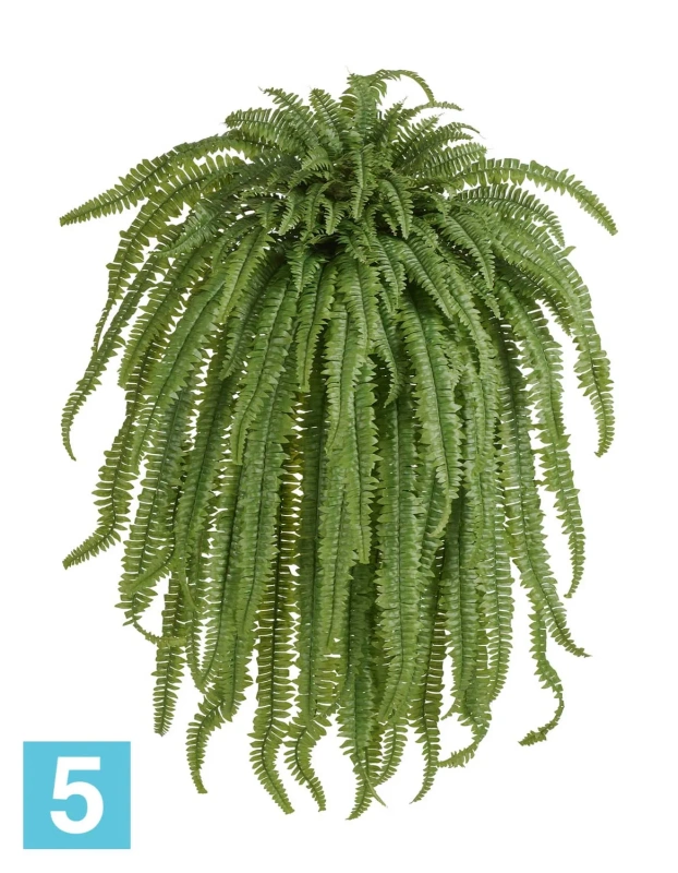 Искусственный Папоротник Бостон Новый Гигант свисающий TREEZ Collection 150-h