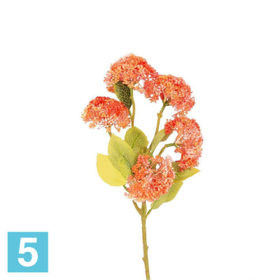 Ветка цветущая искусственная Alseed, h-53 см., микс