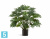 Филодендрон Ксанаду куст искусственный TREEZ Collection 75h