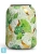 Кашпо TREEZ Effectory Savage Garden Design-ваза Botanical, белое с зеленым 26-d, 43-h