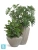 Кашпо TREEZ Effectory Moho Высокий Design-конус, белый песок 66-d, 85-h