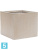Кашпо Raindrop, куб, бежевое l-30 w-30 h-27 см