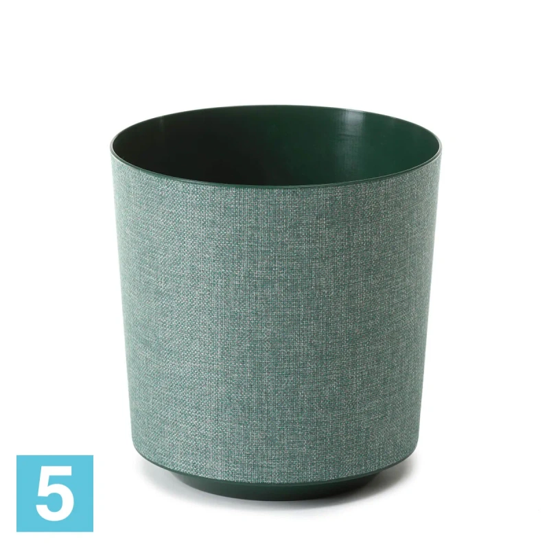 Кашпо Lamela GAMA Textil, авокадо 25,5-d, 27-h