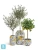 Кашпо TREEZ Effectory Savage Garden Design-ваза Capri, бело-сине-жёлтое 26-d, 43-h Кашпо TREEZ Effectory Savage Garden Design-ваза Capri, бело-сине-жёлтое 26-d, 43-h