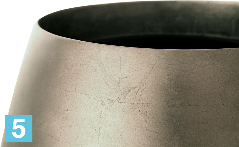 Высокое кашпо Fleur ami Royal Planter 46-d, 100-h, шампань