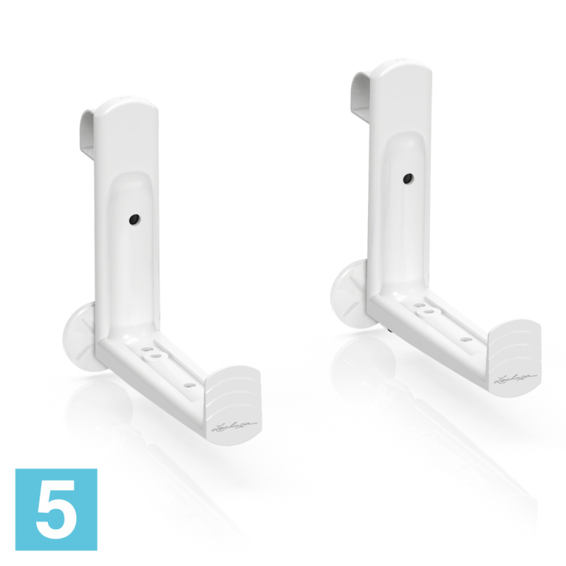 Крепления для Lechuza Balconera 50/80 (2 шт.), белые