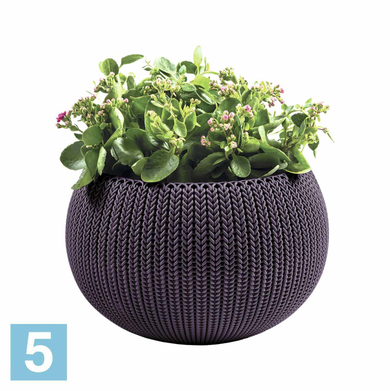 Кашпо Keter Cozies M подвесное, фиолетовое 36-d, 23-h