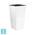Кашпо с автополивом Prosperplast URBI SQUARE, белое 40-l, 40-w, 75-h