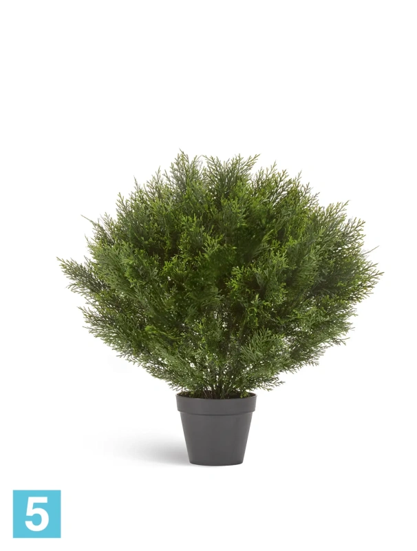 Туя искусственная TREEZ Collection Брабант пушистая шаровидная уличная 60h
