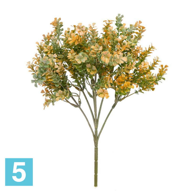 Самшит цветущий куст *6ч искусственный Alseed, h-30 см., микс