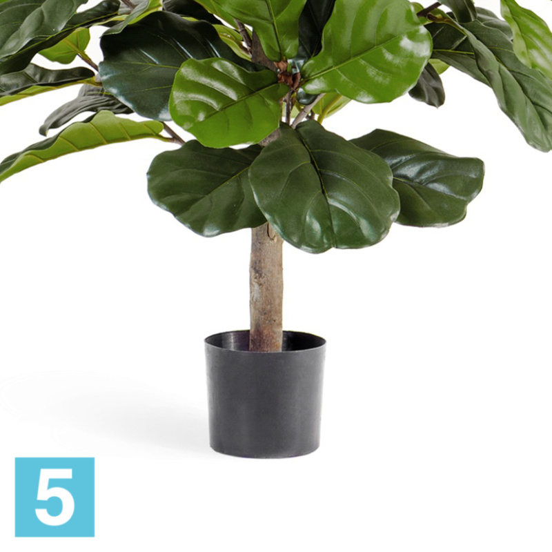 Фикус Лирата искусственный TREEZ Collection 130h