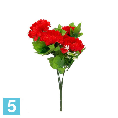 Букет маргариток*5 искусственный Alseed, h-30 см., микс