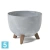 Кашпо Lamela Roma Recycled Beton, серый бетон 33-d, 22-h Кашпо Lamela Roma Recycled Beton, серый бетон 33-d, 22-h
