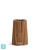 Кашпо TREEZ Effectory Timberline Высокий перевёрнутый конус, тёмное дерево 42-d, 80-h