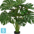Монстера куст искусственная TREEZ Collection 115h