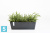 Прямоугольное кашпо Ecopots Bruges, антрацит 65-l, 20-w, 20-h