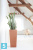 Высокое кашпо Ecopots Rotterdam-MH, терракотовое 30-l, 30-w, 50-h