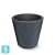 Кашпо Prosperplast MILLY конус, антрацит 39-d, 37-h