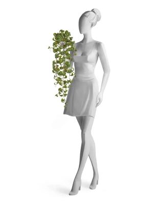 Фикус искусственный TREEZ Collection Бенджамина Барок ампельный 60h