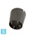 Большое кашпо на колёсиках Ecopots Amsterdam, антрацит 80-d, 72-h