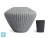 Кашпо TREEZ Effectory Moho Сферическая Design-ваза, дымчато-серый песок 70-d, 53-h