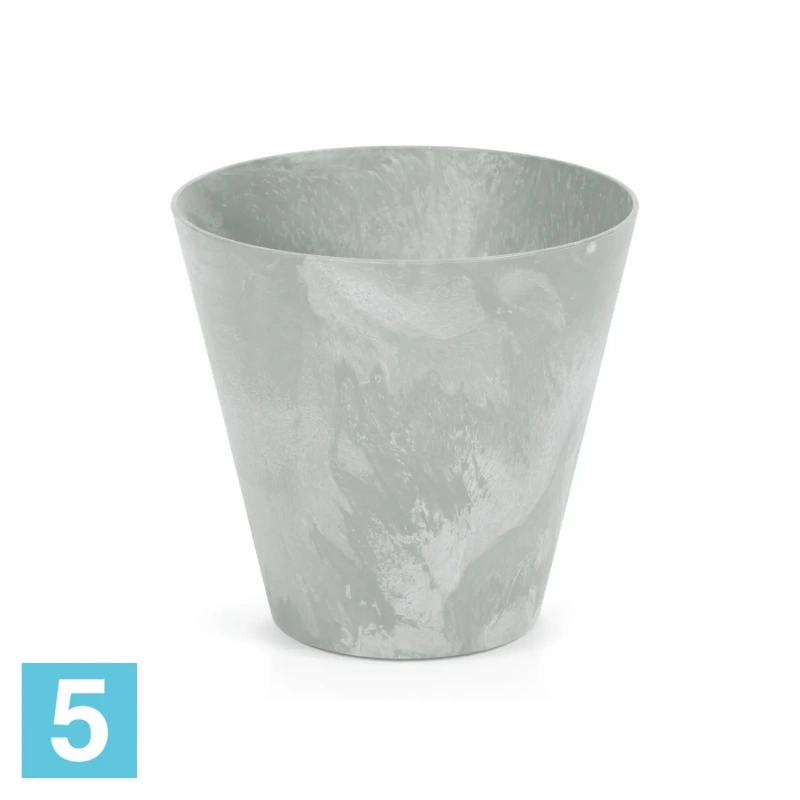 Кашпо Prosperplast TUBUS Beton, бетон 25-d, 23,3-h