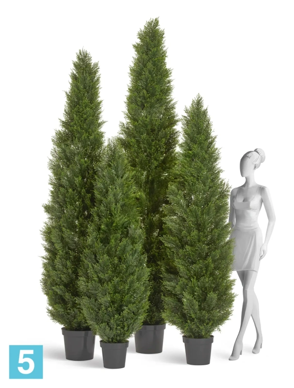 Туя искусственная TREEZ Collection Брабант пушистая уличная 210h (крона d-50, h-190)
