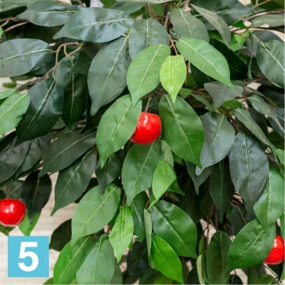 Дерево плодовое Яблоня-мини искусственное Alseed, h-100 см., красная в Москве