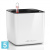 Lechuza Cubе Glossy кашпо, белое 17-l, 16-w, 16-h