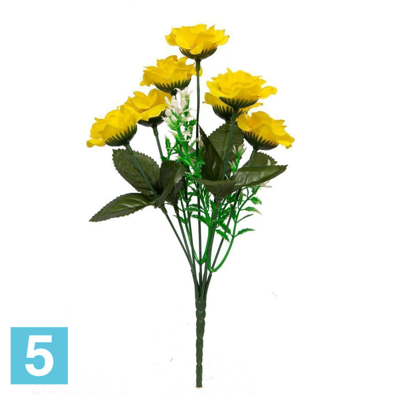 Букет роз *7 искусственный Alseed, h-30 см., микс