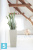 Высокое кашпо Ecopots Rotterdam-MH, светло-серое 30-l, 30-w, 50-h