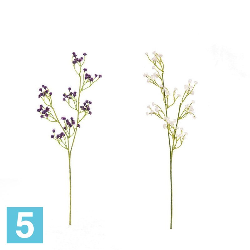 Ветка гиспофилы искусственная Alseed, h-45 см.
