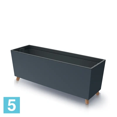 Кашпо Prosperplast URBI CASE N, белое 77-l, 23,5-w, 30-h