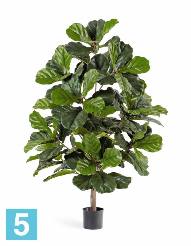 Фикус Лирата искусственный TREEZ Collection 130h