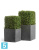 Самшит квадрат искусственный TREEZ Collection уличный на каркасе 72h