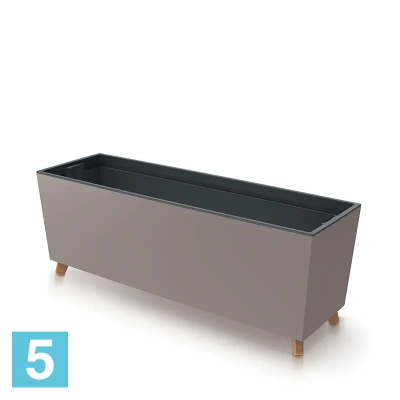 Кашпо Prosperplast URBI CASE N, мокко 77-l, 23,5-w, 30-h