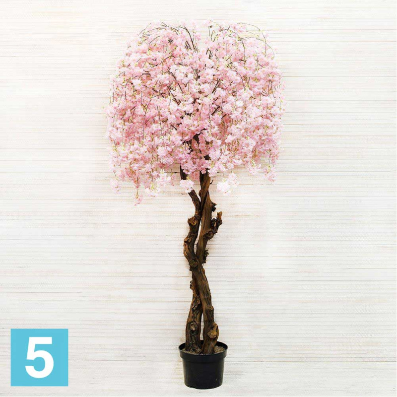 Сакура королевская искусственная Alseed, h-240 см., розовая