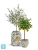 Кашпо TREEZ Effectory Savage Garden Design-ваза Capri, бело-сине-жёлтое 26-d, 43-h Кашпо TREEZ Effectory Savage Garden Design-ваза Capri, бело-сине-жёлтое 26-d, 43-h