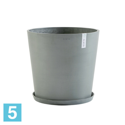 Напольное кашпо Ecopots Amsterdam, серо-голубое 50-d, 44-h в #REGION_NAME_DECLINE_PP#