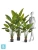 Искуственная стрелиция New Style (Sensitive Botanic) TREEZ Collection 110h